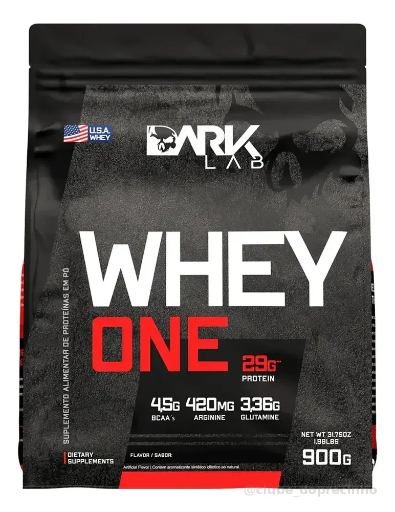 Whey One Protein Proteína Sachê Refil 900g - Dark Lab Sabor Chocolate