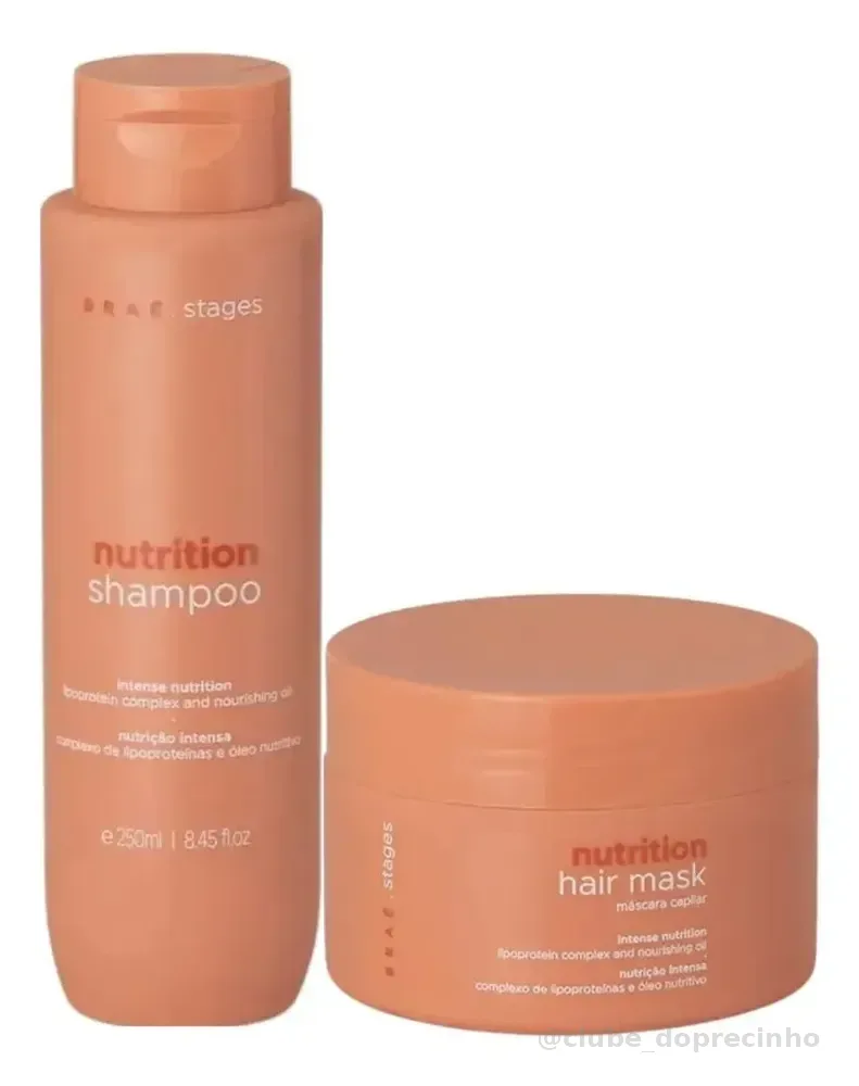 Braé Stages Kit Nutrition 2 Produtos (shampoo E Máscara)