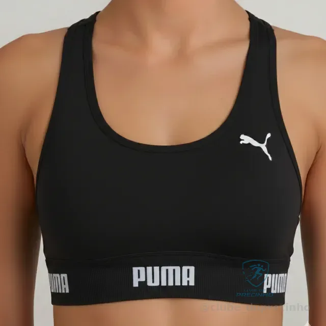 Top Puma Academia Fitness Original Nadador Alta Sustentação