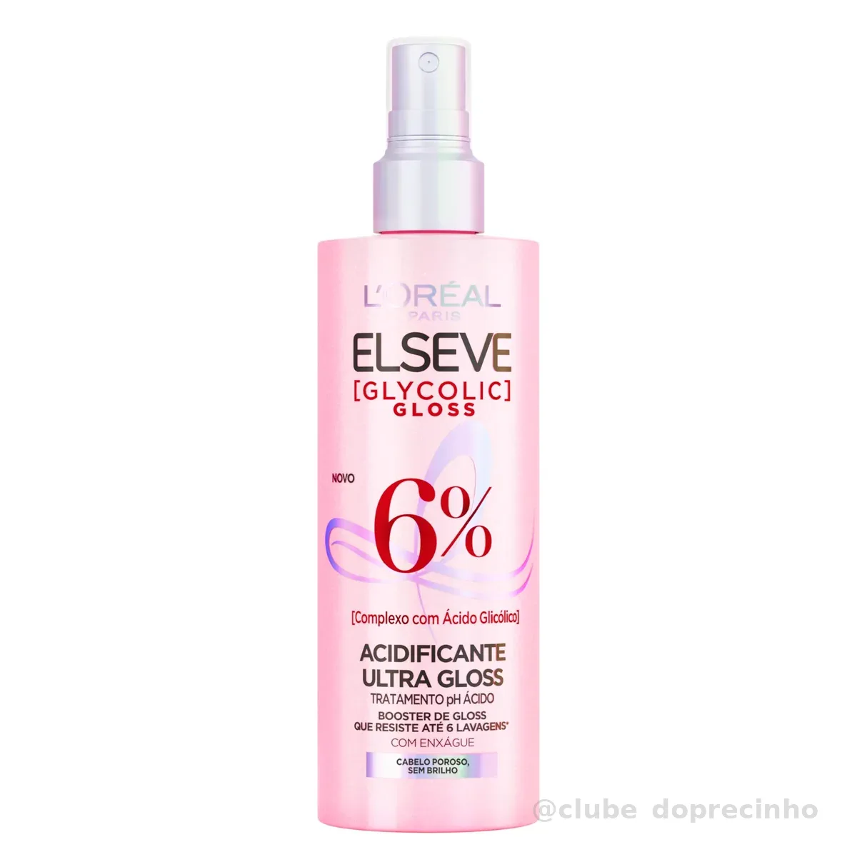 L'Oréal Paris Elseve Glycolic Gloss Acidificante Capilar Ultra Gloss, 200ml