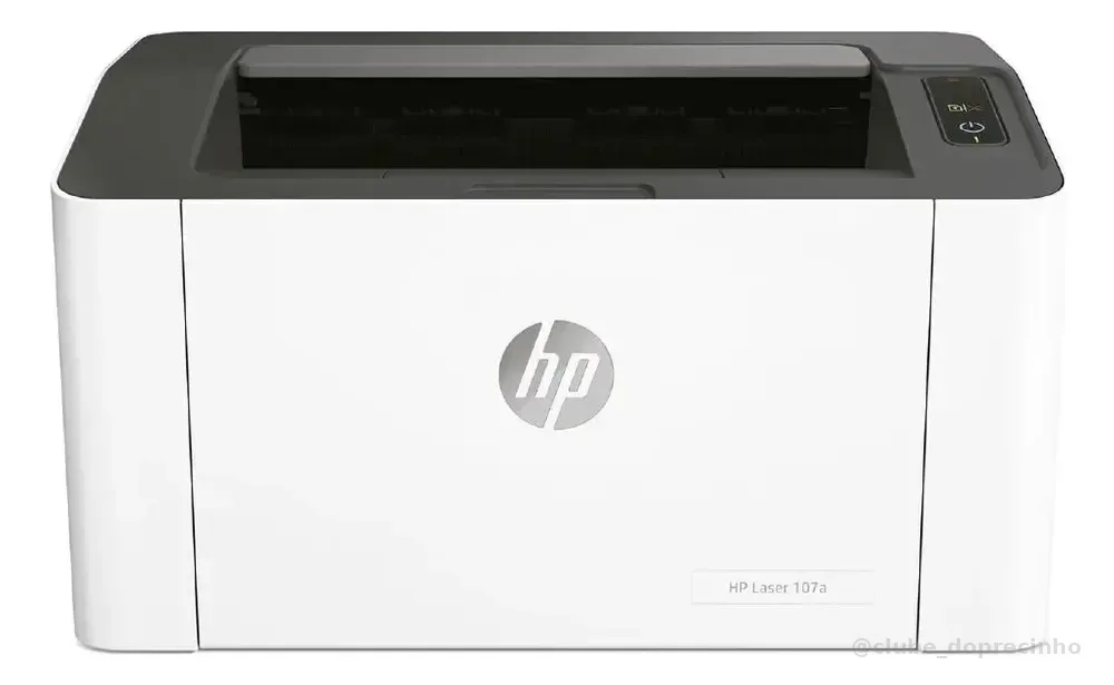 Impressora HP Laser 107a Monocromática Porta USB 2.0 de alta velocidade 110 a 127 VCA