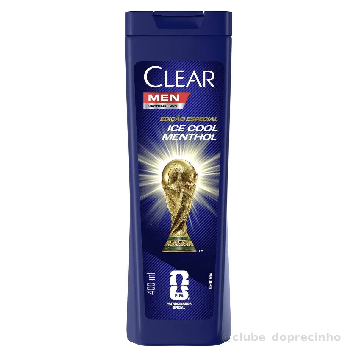 Clear Shampoo Men Anticaspa Ice Cool Menthol 400Ml