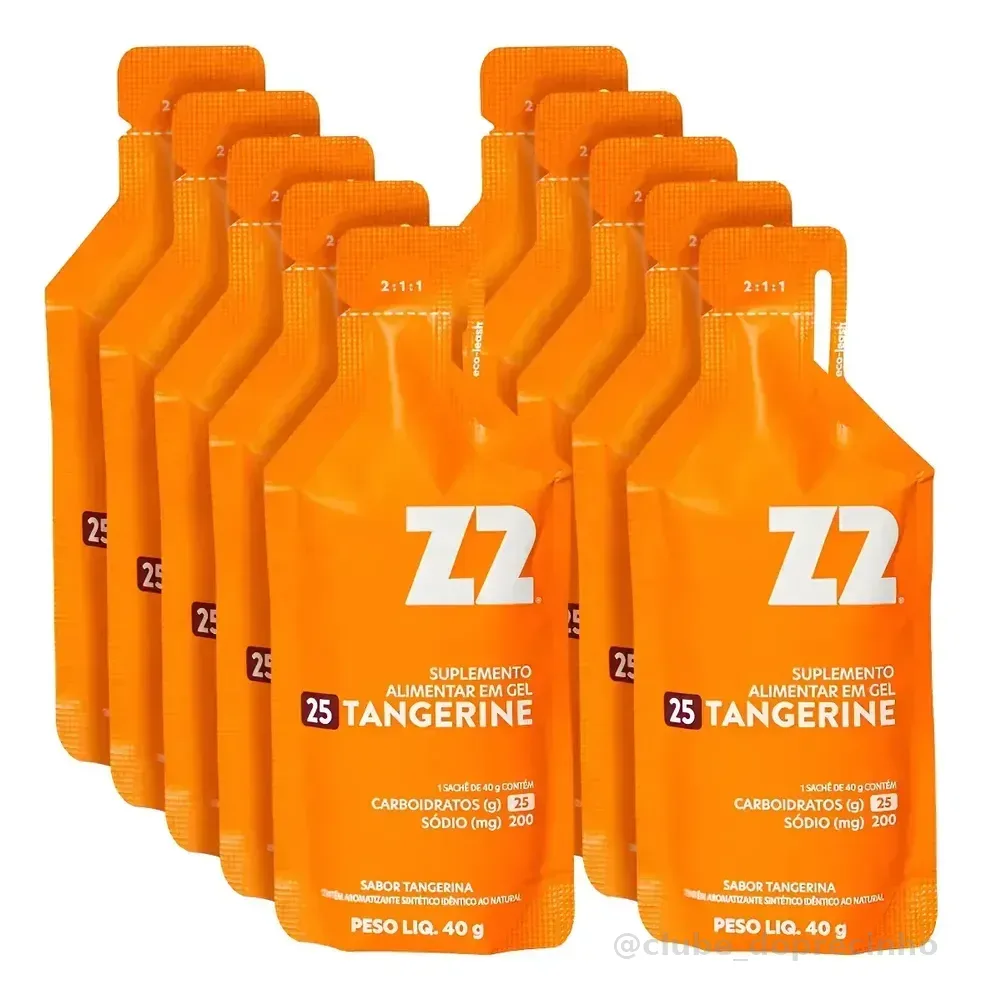 Energy Gel Z2 Sabor Tangerina Caixa Com 10 Sachês - Everyday
