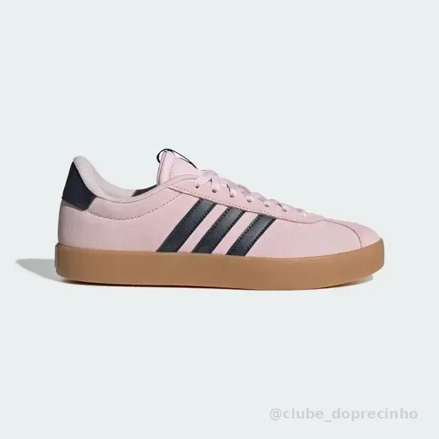 Tênis Feminino Vl Court 3.0 adidas Clpink/legink/gum3 Liso 36 Br