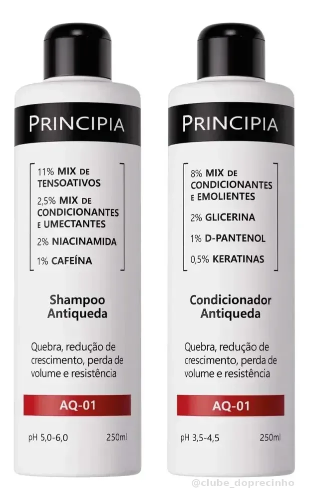 Principia Kit Shampoo E Condicionador Antiqueda Aq-01
