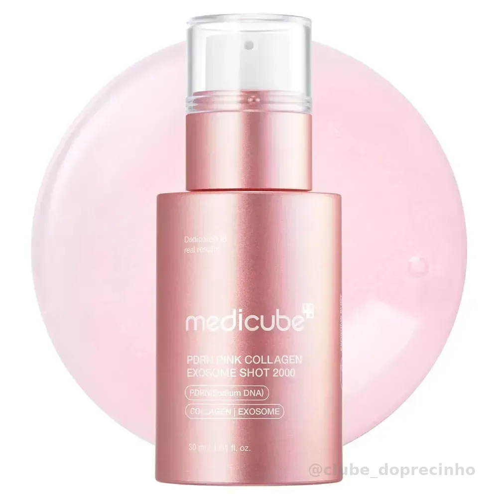 Medicube Pdrn Pink Exosome Shot Serum 2000 30ml Para Revitalizacao Facial