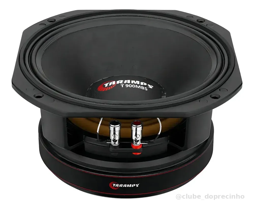Alto Falante Médio Grave Taramps 7driver T900mbs 450w 6 Ohms Cor 10 Polegadas 6 Ohms Preto