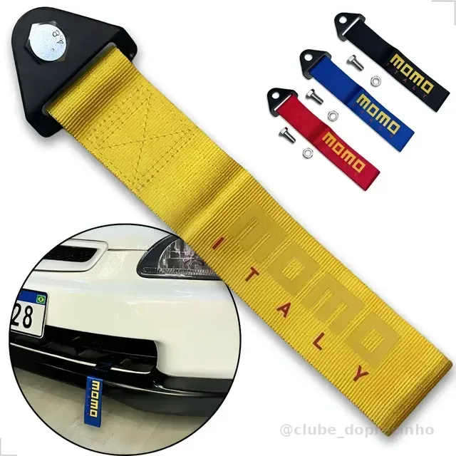 Tow Strap Hook Cinta Para Reboque Fita Esportiva Engate Momo