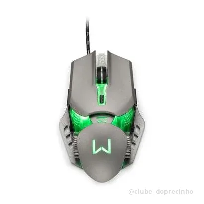 Mouse Gamer Warrior Keon 3200DPI 6 Botões Ambidestro