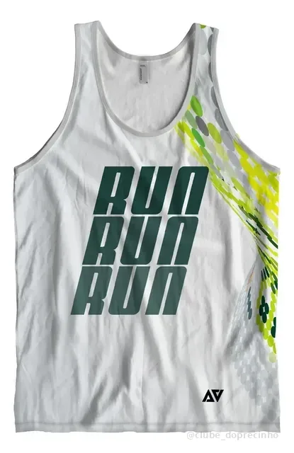 Camiseta Regata Masculina Dryfit Corrida Maratona Unissex