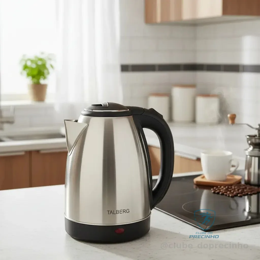 Chaleira Elétrica Inox Garrafa Térmica Jarro Bule Café 220v