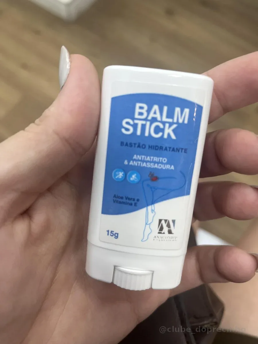 Balm Stick Bastão Hidratante Antiatrito e Antiassadura