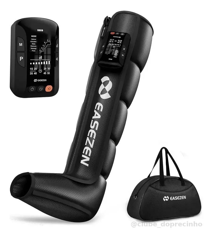 Bota De Compressão Pneumática Sem Fio Massageador Pes