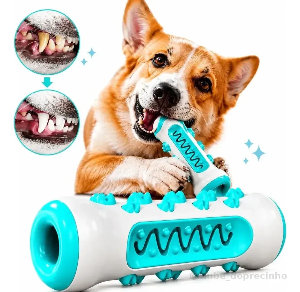 Brinquedo Mordedor Resistente Anti Tártaro Pet Gato Cachorro