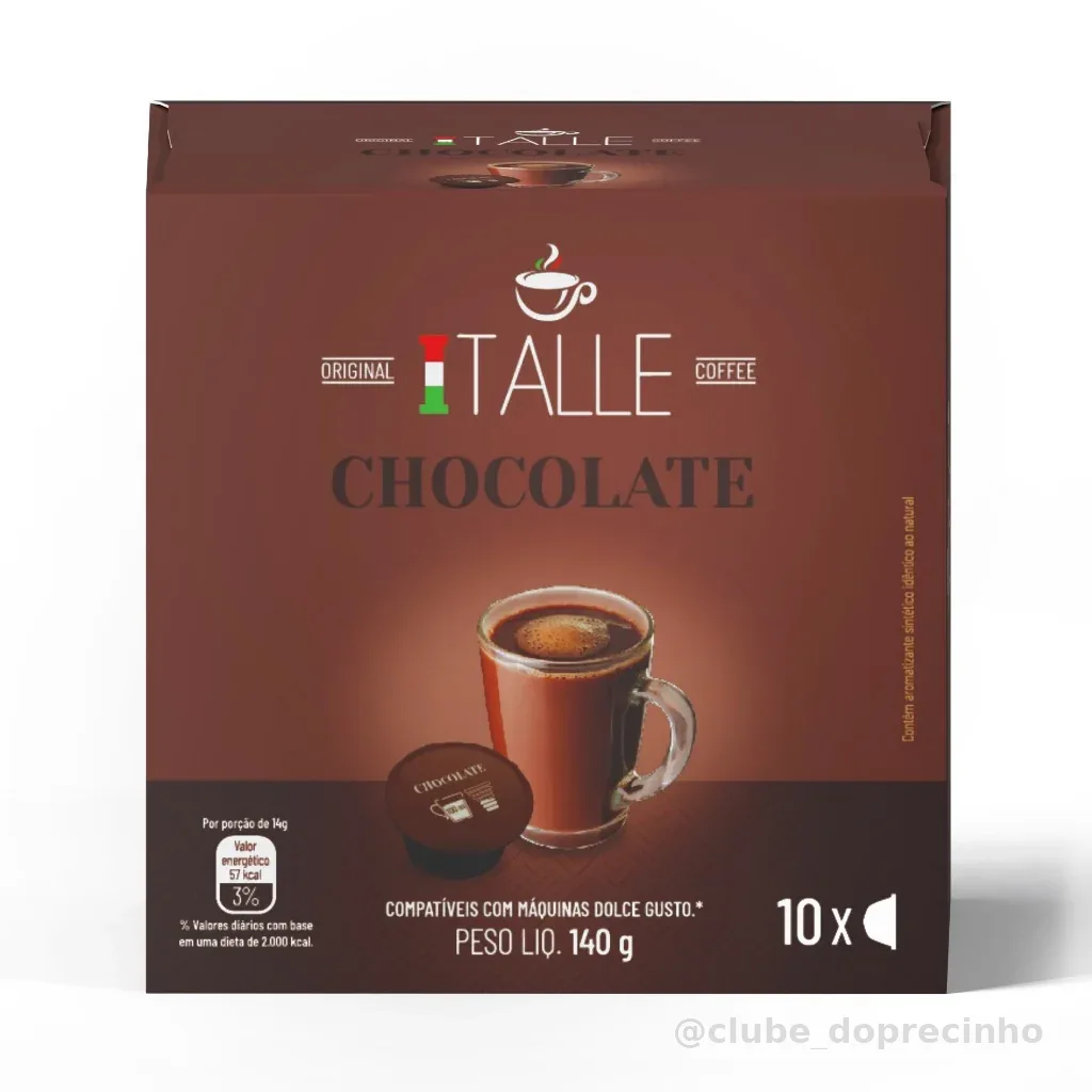 Cápsula Dolce Gusto Chocolate Café Italle 10 Und
