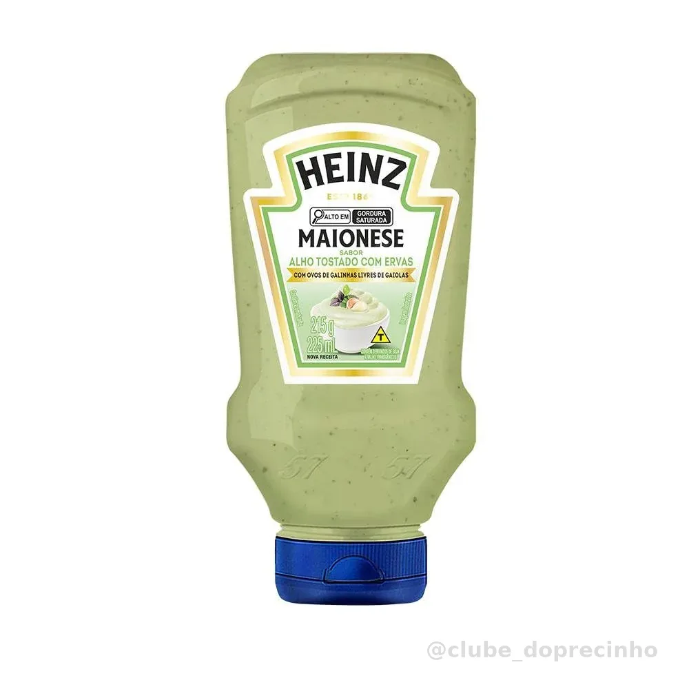 Heinz Maionese Alho Tostado com Ervas 215G