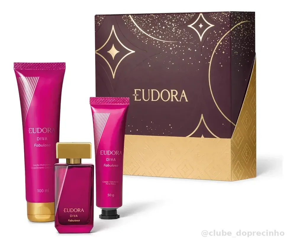 Kit Eudora Diva Fabulosa (3 Produtos)