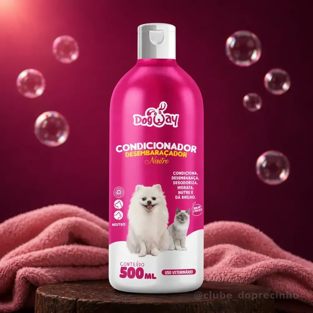 Shampoo Ou Condicionador Dog Way - 500ml - Genial Pets  Condicionador
