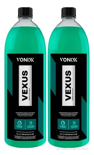 2- Vexus 1,5l Vonixx Limpador Rodas Motor Geral Carro Moto