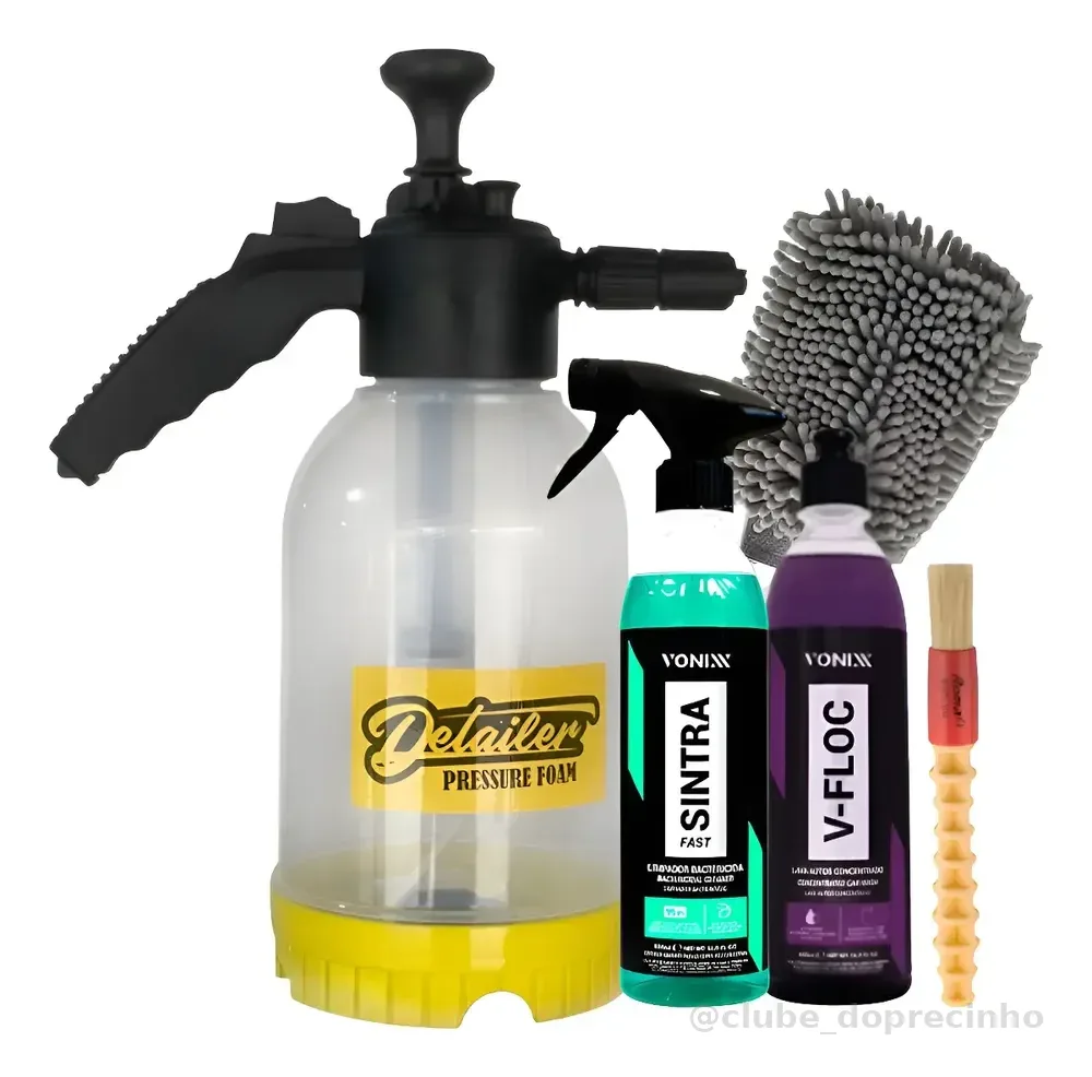 Kit Lavagem Pulverizador Snow V-floc Sintra Vonixx