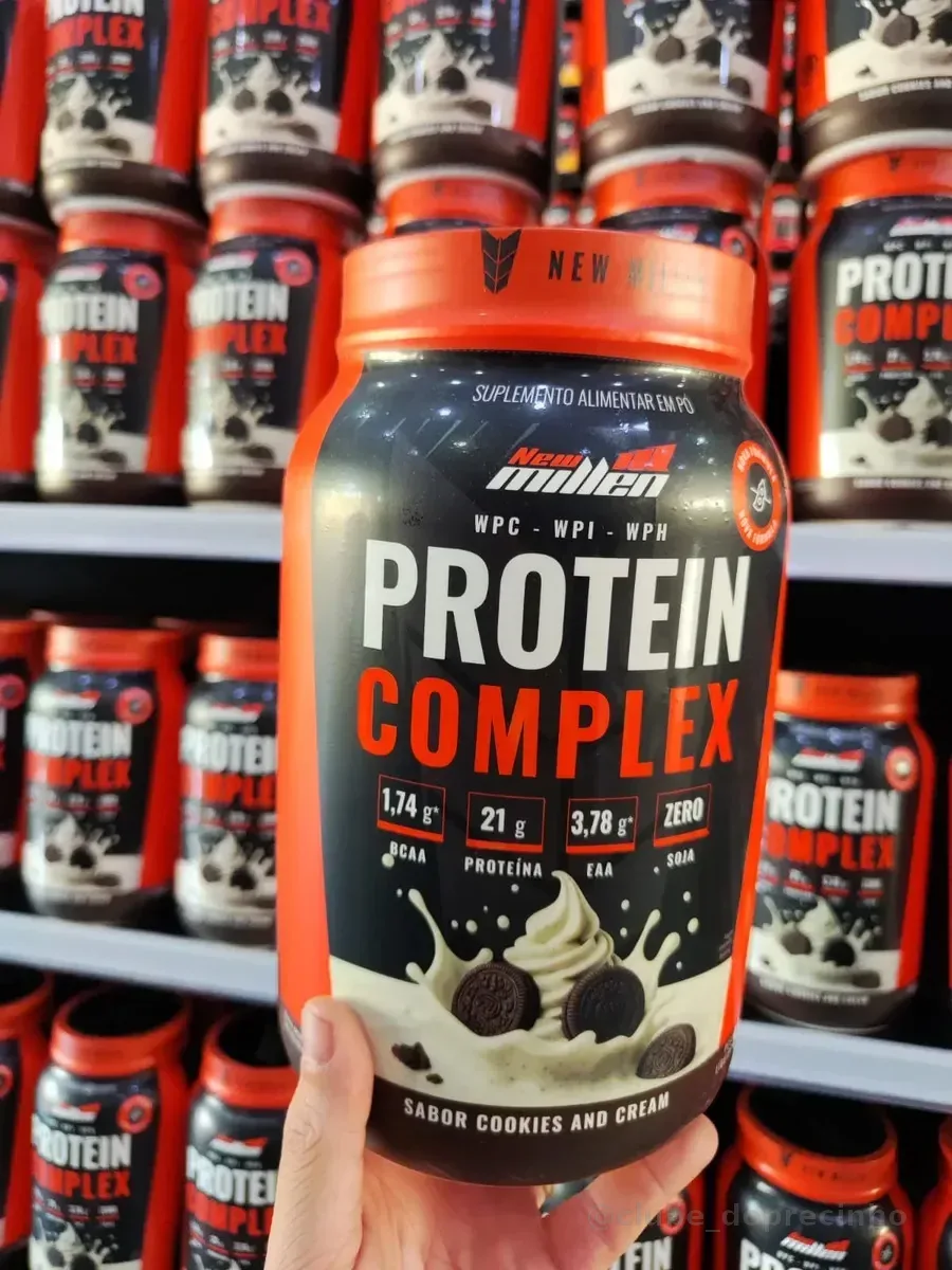 Protein Complex 3w New Millen 900g Sabor Cookies