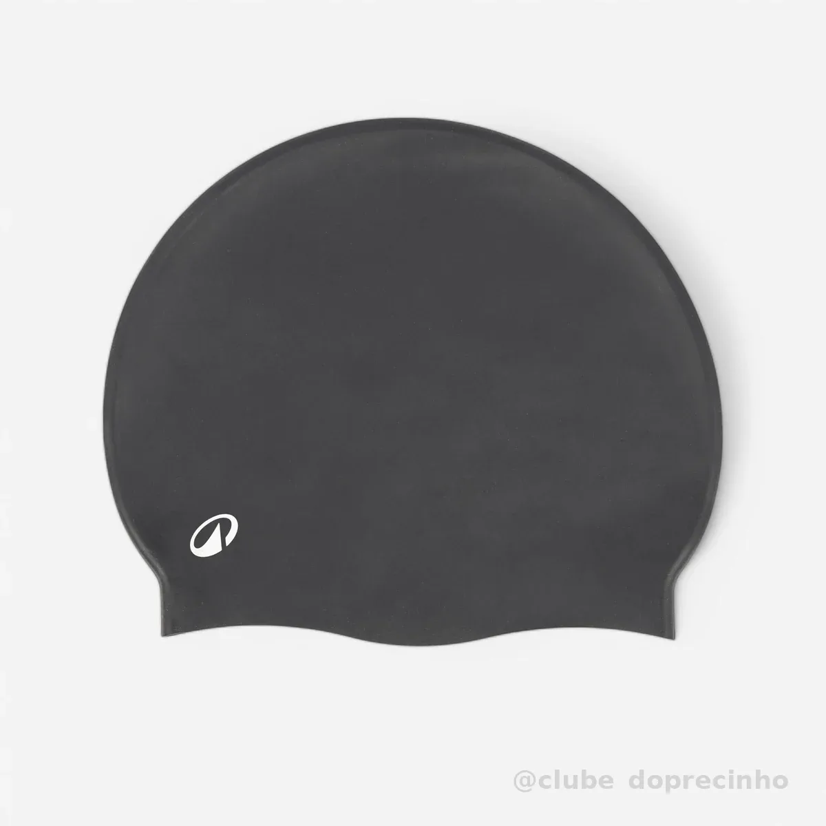 Touca Adulta de Natação de Silicone Decathlon Preta