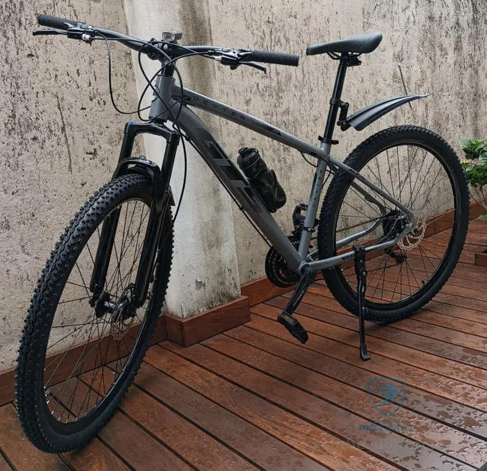 Bicicleta Aro 29 Gts Dexter 24 Marchas Freio A Disco Cor Grafite Com Preto Tamanho Do Quadro 21