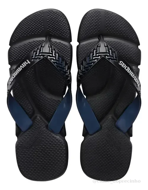 Chinelo Havaianas Masculino Power 2.0 Massageadora Anatômica