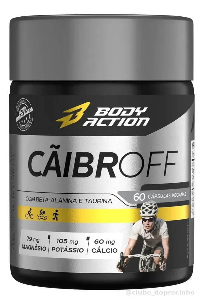 Cãibroff Anti Cãimbras 30 Dias Bodyaction Sabor Sem sabor
