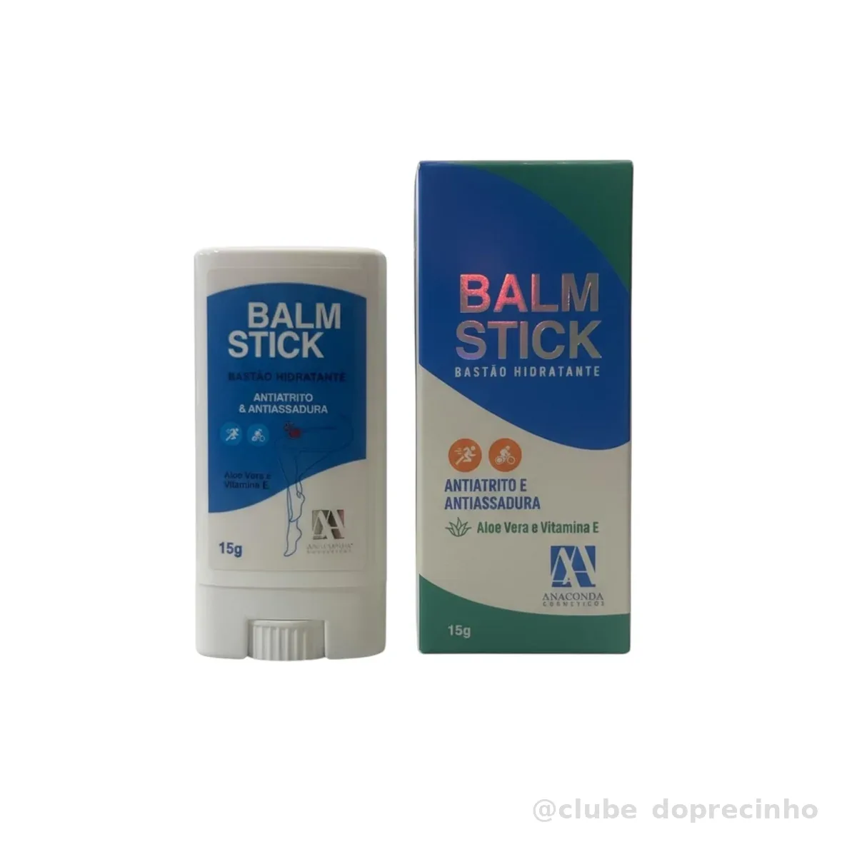 Balm Stick Bastão Hidratante Antiatrito e Antiassadura
