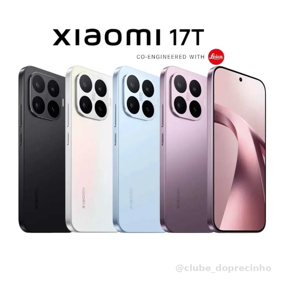 Xiaomi 17T 5G, 512GB 12GB RAM, 256GB 12GB de RAM Original, Versão global