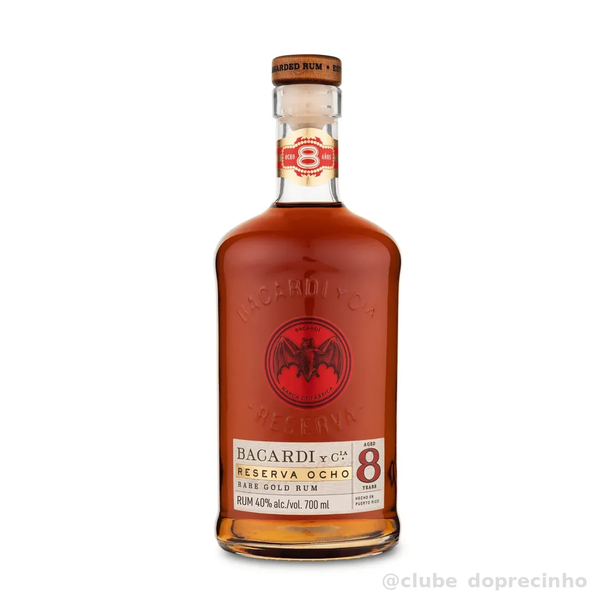 Bacardi, Rum 8 anos Reserva Ocho, 750 ml