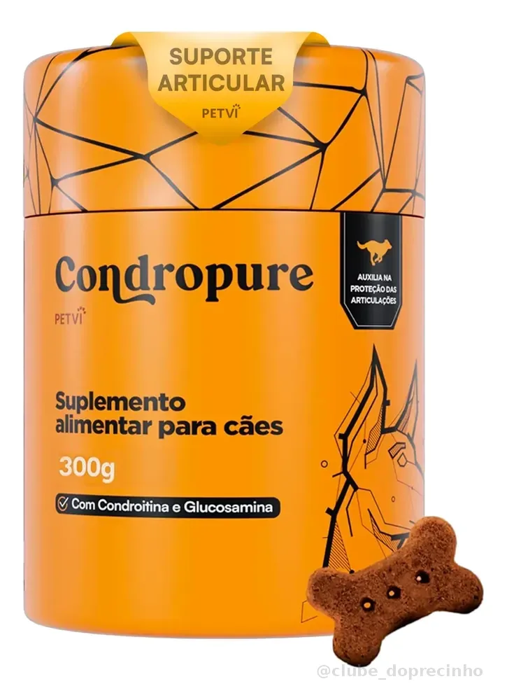 Suplemento Para Cães Condropure Condroitina E Glucosamina