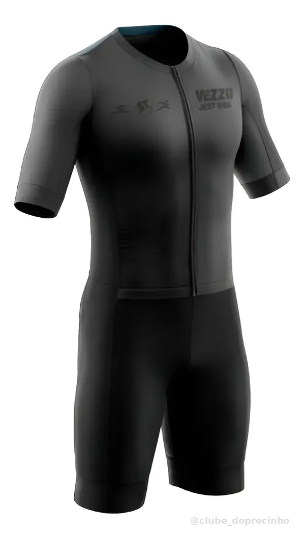 Macaquinho Vezzo Triathlon Bike Ciclismo Performance Unissex (4 Cores)