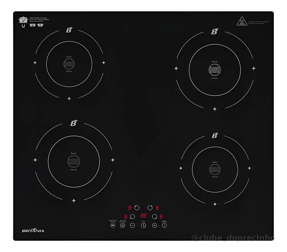 Cooktop De Indução Britânia 6000w Bcte40a