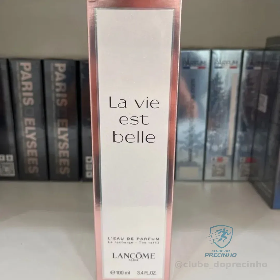 Refil Perfume Feminino Eau De Parfum, Fragrância Floral Gourmand Inebriante Com Íris Nobre E Baunilha, Aroma De Felicidade E Feminilidade, La Vie Est Belle Lancôme, Frasco Com 100ml