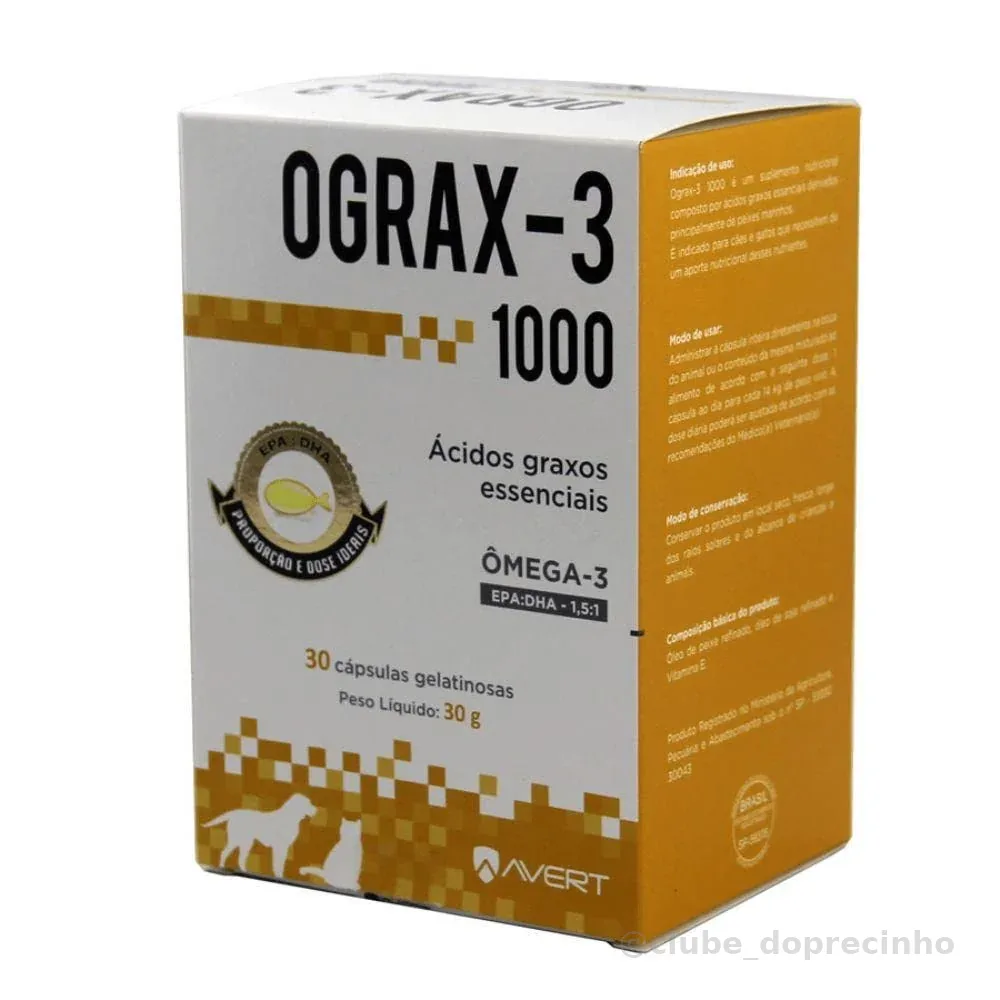 Ograx-3 Avert - 1000mg | Suplemento