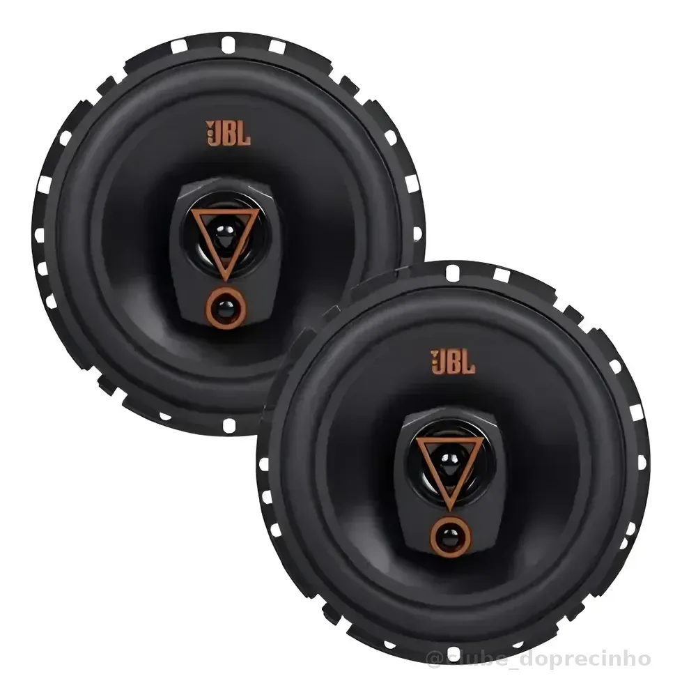 Par De Alto Falante 6 Polegadas Jbl 80w Rms 6trms80 Triaxial Preto