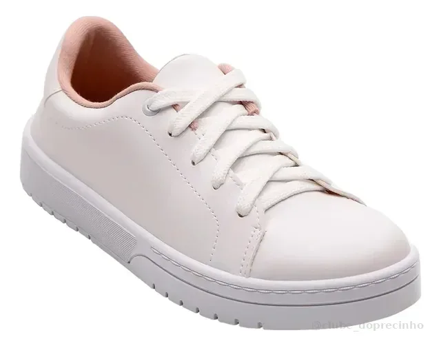 Tênis Moleca Feminino Moda Casual Básico Passeio Confortável