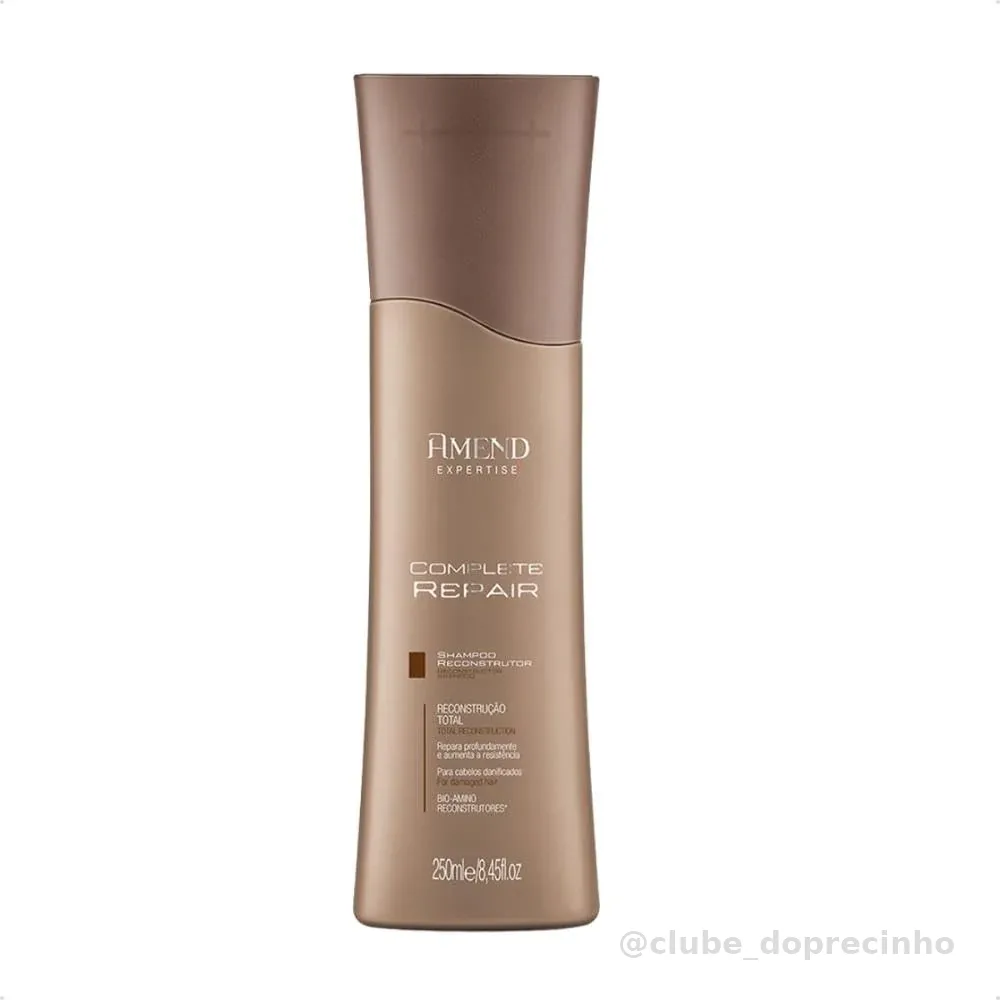 Shampoo Reconstrutor Amend Expertise Complete Repair Cabelos Danificados 250ml