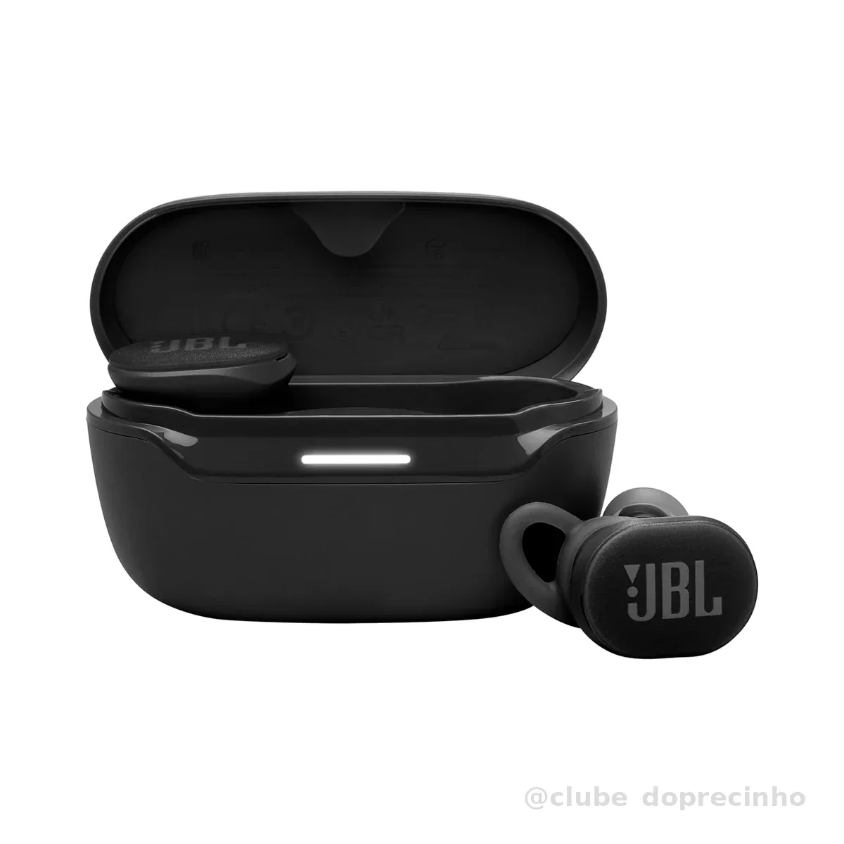 Fone de Ouvido Sem Fio, JBL, Endurace Race TWS, Esportivo, À Prova D'água e Resistente À Poeira - Preto