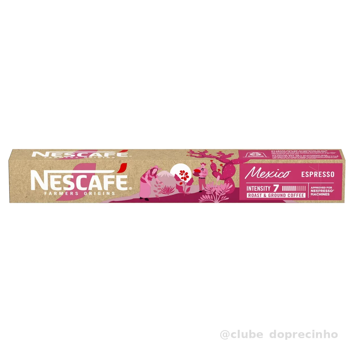 Café em Cápsula Compatível com Nespresso Nescafé Farmers Origins México 10 Cápsulas