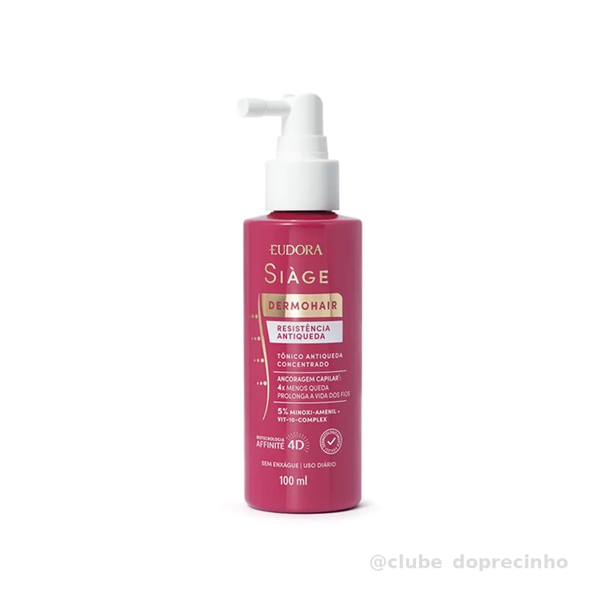 Eudora Tônico Concentrado Siàge Dermo Hair Resistência Antiqueda 100ml