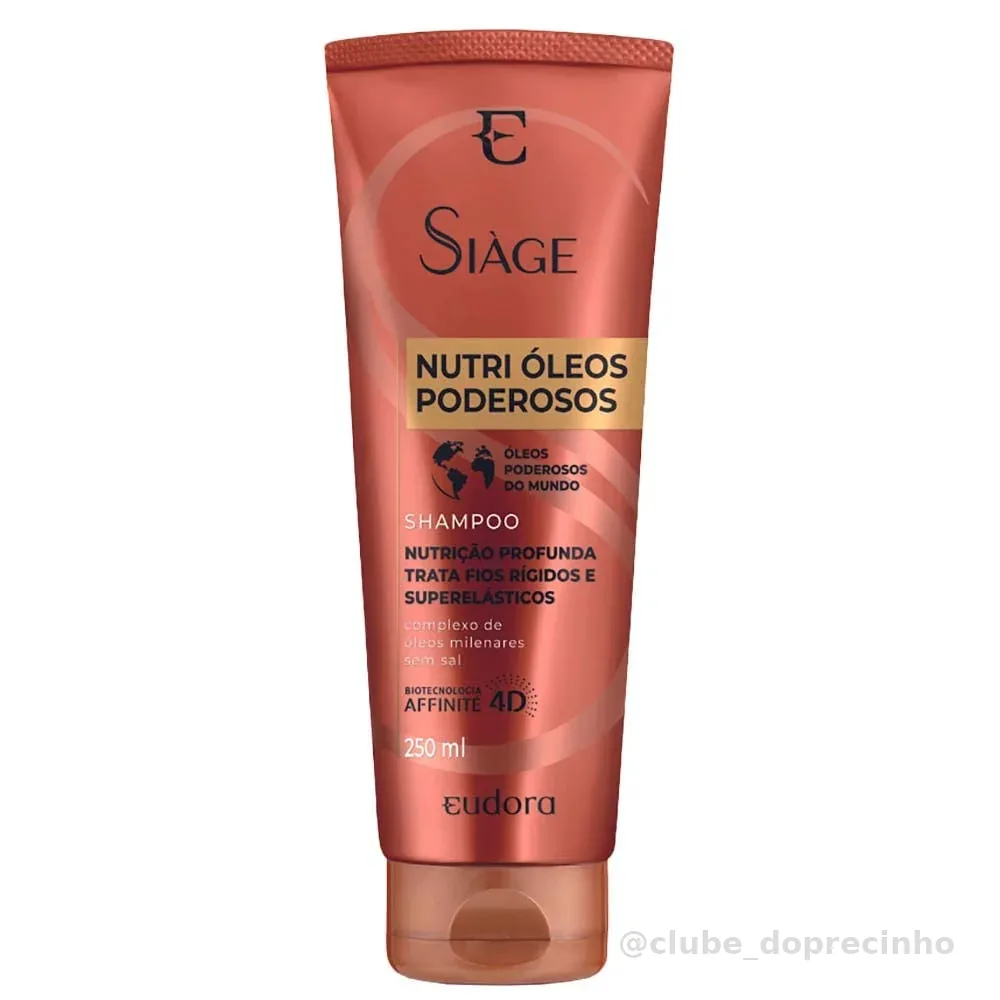 Eudora Siàge Nutri Óleos Poderosos Shampoo 250ml