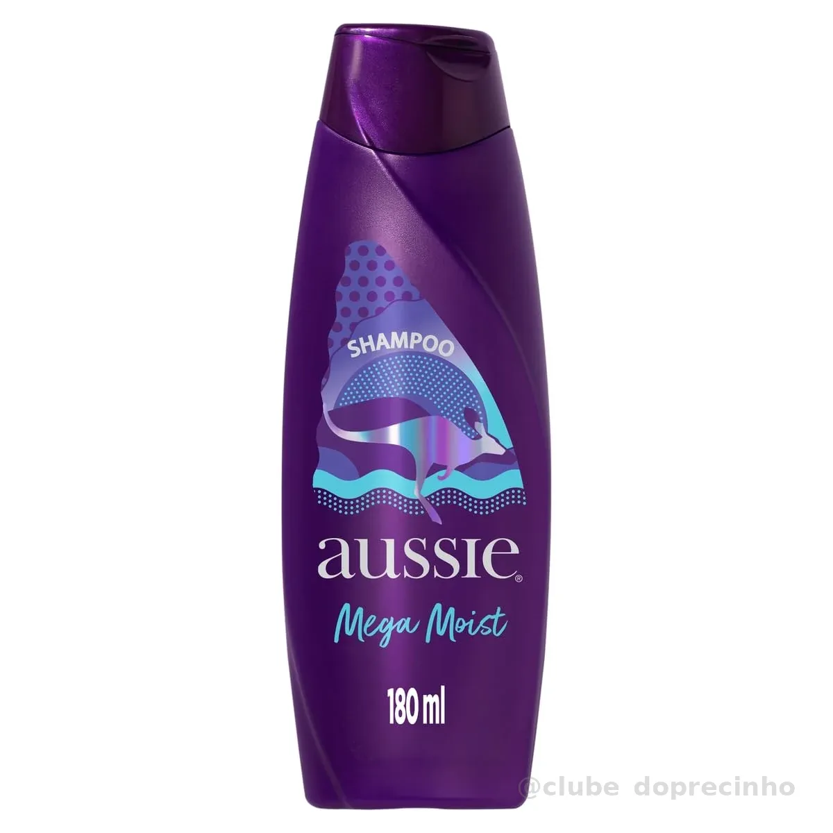 Aussie Shampoo Mega Moist com Óleo de Jojoba 180 ml