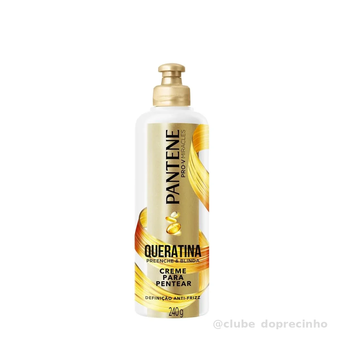 Creme para Pentear Pantene Pro-V Miracles Queratina Preenche & Blinda 240 g