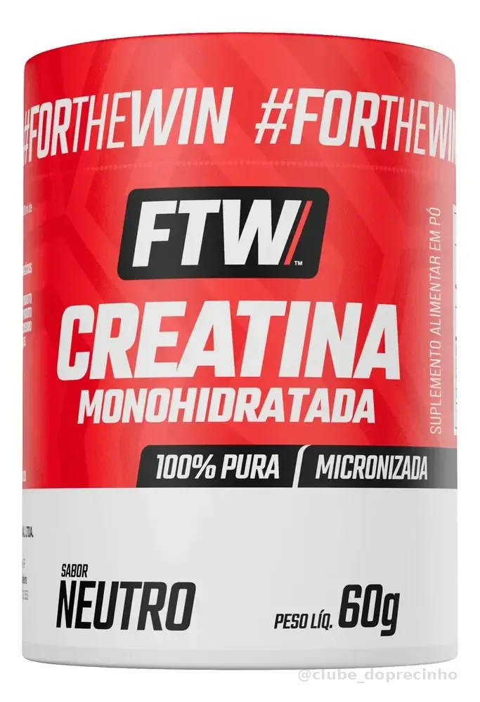 Creatina Monohidratada Pote 60g - FTW