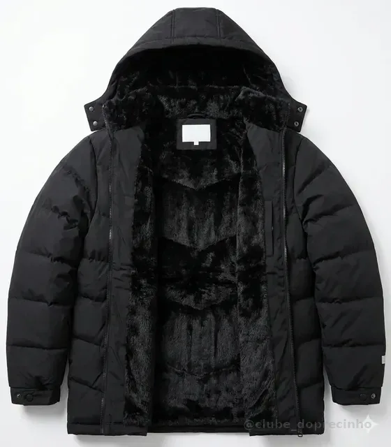 Super Plus Size Jaqueta Frio Inverno Puffer Bobojaco Gominho