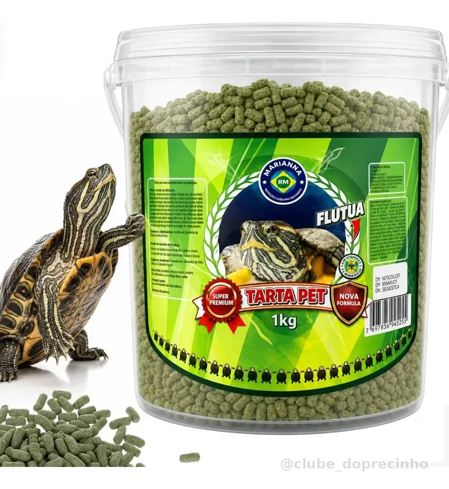 Ração Tartaruga Aquática Tarta Pet 1kg Maramar Econômico
