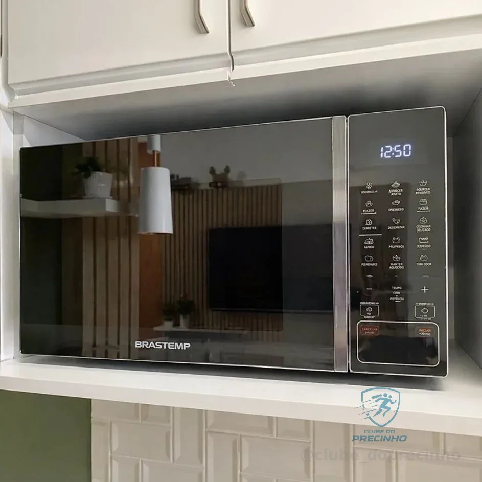 Micro-ondas Brastemp Bms46ar 32 L Com Menu Gourmet Cinza 127v